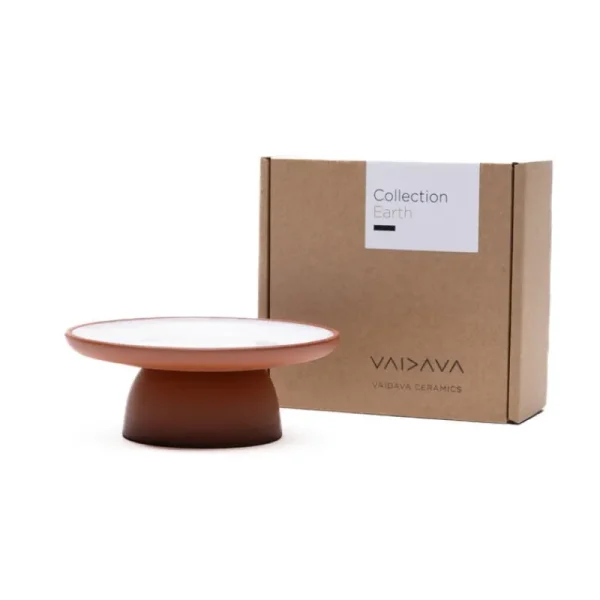 Vaidava Ceramics Weihnachtsdekoration | Kerzen Und Kerzenhalter^Earth Kerzenhalter für Stumpenkerzen, weiß