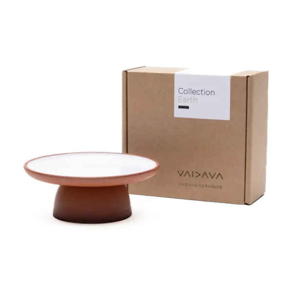 Vaidava Ceramics Weihnachtsdekoration | Kerzen Und Kerzenhalter^Earth Kerzenhalter für Stumpenkerzen, weiß