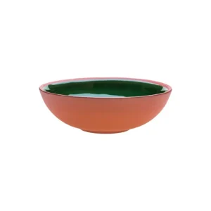 Vaidava Ceramics Geschirr^Earth Schale, 0,6 l, Moosgrün
