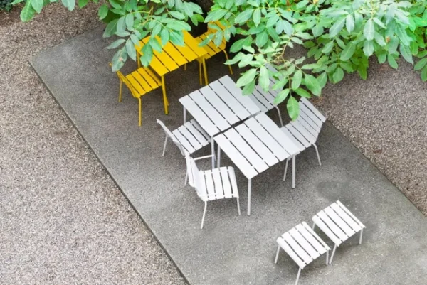 valerie_objects Terrassenmöbel^Aligned Stuhl, Gelb