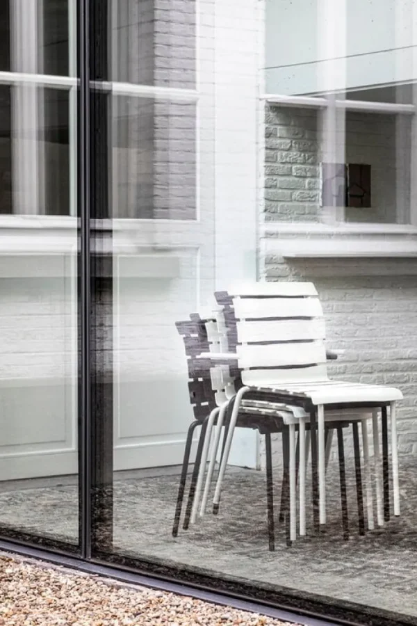 valerie_objects Terrassenmöbel^Aligned Stuhl, Schwarz