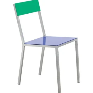 valerie_objects Terrassenmöbel | Sitzgelegenheiten^Alu Stuhl, Dunkelblau - Grün