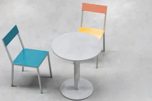 valerie_objects Terrassenmöbel | Sitzgelegenheiten^Alu Stuhl, Gelb - Rosa
