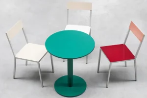 valerie_objects Terrassenmöbel | Sitzgelegenheiten^Alu Stuhl, Bordeauxrot - Rosa