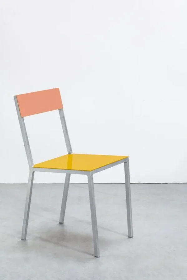 valerie_objects Terrassenmöbel | Sitzgelegenheiten^Alu Stuhl, Gelb - Rosa