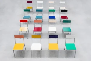 valerie_objects Terrassenmöbel | Sitzgelegenheiten^Alu Stuhl, Gelb - Rosa