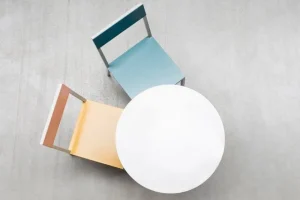 valerie_objects Terrassenmöbel | Sitzgelegenheiten^Alu Stuhl, Gelb - Rosa