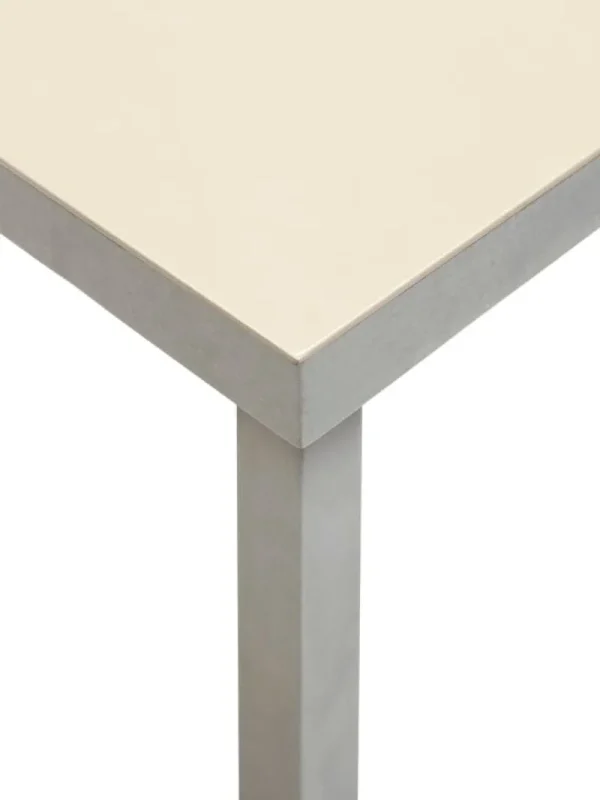 Wooden Tische-valerie_objects Esstisch Alu, klein, elfenbein
