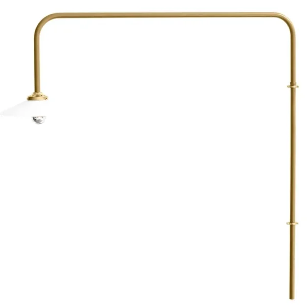 Secto Design Wandleuchten-valerie_objects Hanging Lamp N°5, dimmbar, Messing