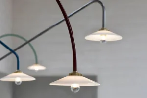 Secto Design Wandleuchten-valerie_objects Hanging Lamp N°2, dimmbar, Blau