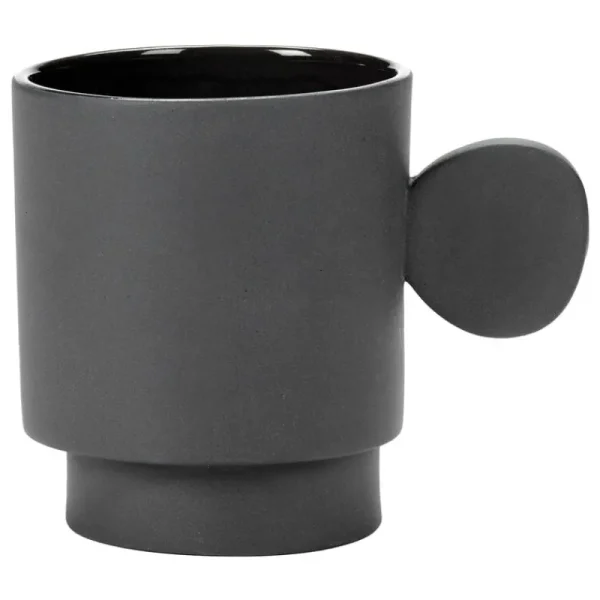 valerie_objects Geschirr^Inner Circle Tasse, Grau