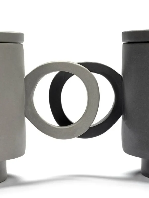 valerie_objects Karaffen Und Krüge^Inner Circle Teekanne, Hellgrau