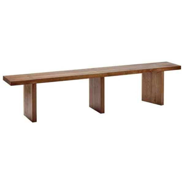 Nikari Sitzgelegenheiten-valerie_objects Solid Bank, 200 cm, Nussbaum