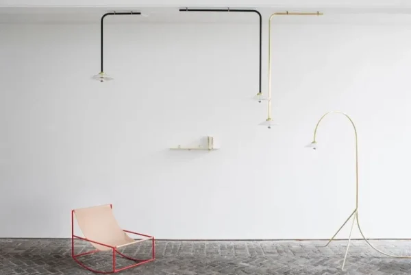 Louis Poulsen Stehleuchten-valerie_objects Standing Lamp n1, Messing