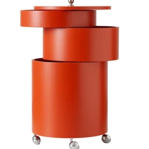 Verpan Aufbewahrungsmöbel | Tische-Barboy Servierwagen, Orange