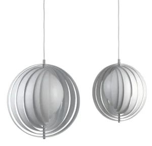Moooi Deckenleuchten-Verpan Moon Pendelleuchte, 34 cm, weiß