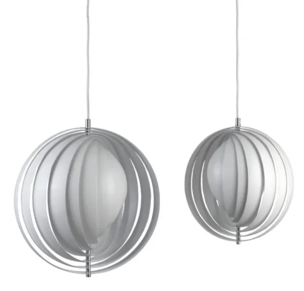 Moooi Deckenleuchten-Verpan Moon Pendelleuchte, 44,5 cm, weiß