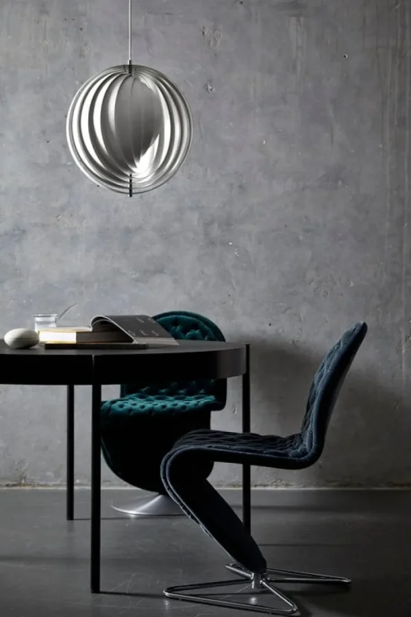 Moooi Deckenleuchten-Verpan Moon Pendelleuchte, 44,5 cm, weiß
