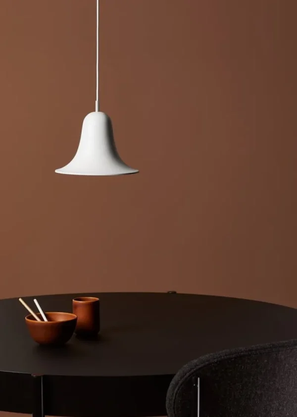 Verpan Deckenleuchten-Pantop Pendelleuchte, 23 cm, Mattweiß