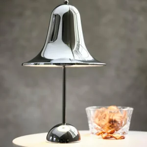 Verpan Außenbeleuchtung | Außenleuchten^Pantop Portable Tischleuchte, 18 cm, Chrom
