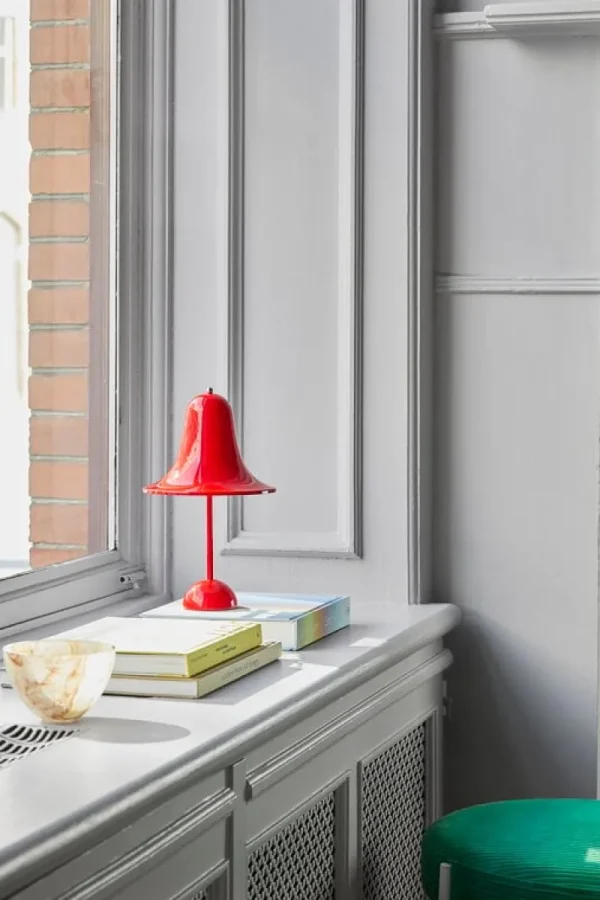 Verpan Außenbeleuchtung | Außenleuchten^Pantop Portable Tischleuchte, 18 cm, leuchtendes Rot