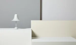 HAY Tischlampen-Verpan Pantop Tischleuchte, 23 cm, Minzgrau