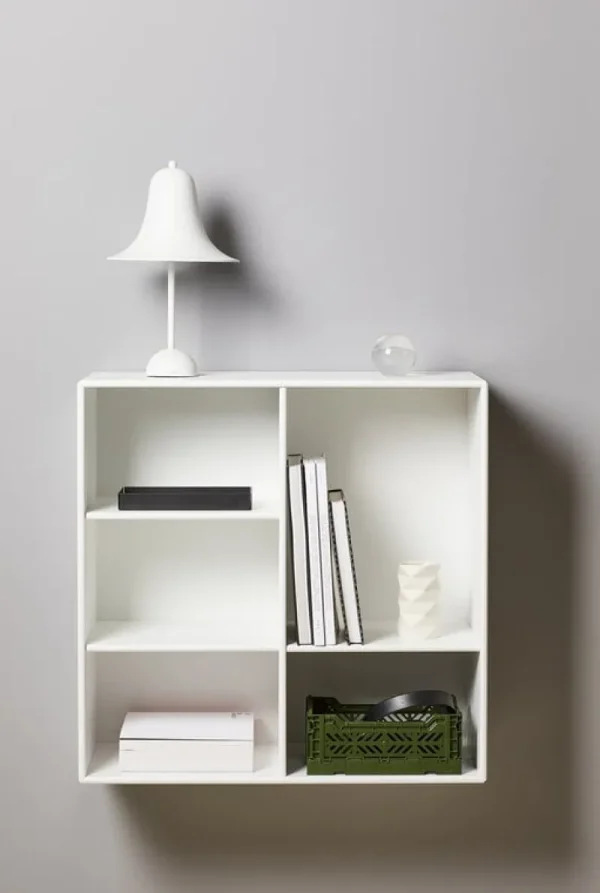 Verpan Tischlampen-Pantop Tischleuchte, 23 cm, Mattweiß