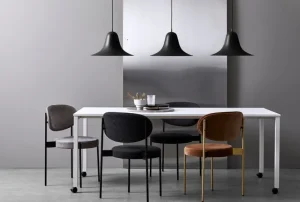 Nikari Sitzgelegenheiten-Verpan Series 430 Stuhl, dunkelgrau