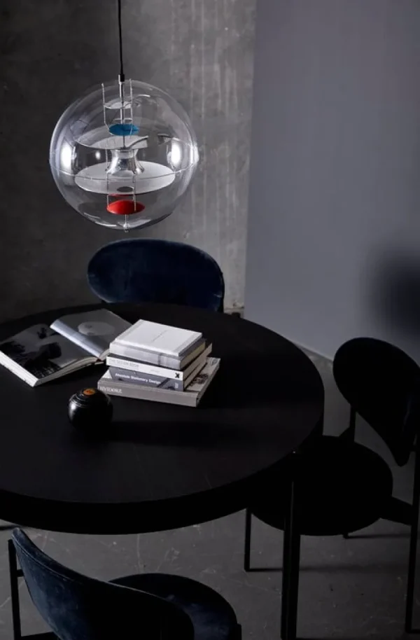 Oluce Deckenleuchten-Verpan VP Globe Pendelleuchte, 50 cm, poliertes Aluminium
