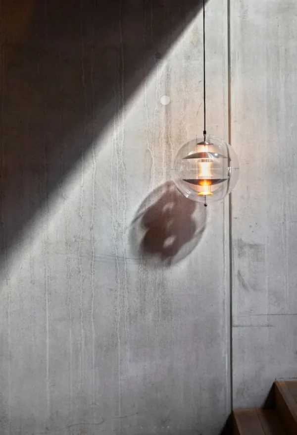 Normann Copenhagen Deckenleuchten-Verpan VP Globe Pendelleuchte, 40 cm, gebürstetes Aluminium