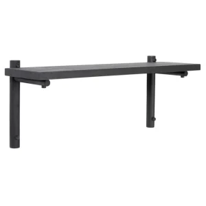 Fogia Regale-Verso Design Tikas Wandregal, 19 × 60 cm, Schwarz