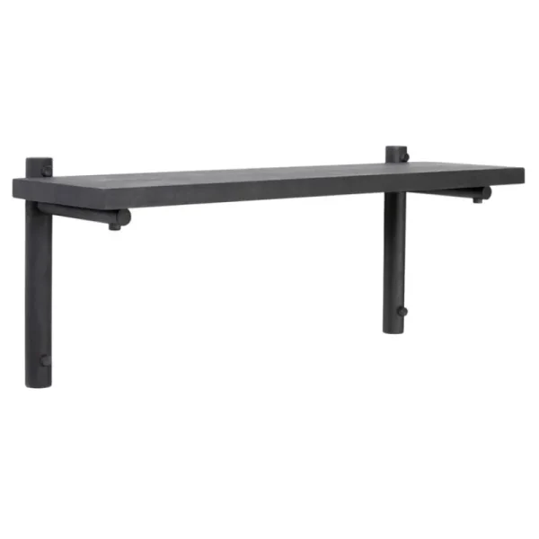 Fogia Regale-Verso Design Tikas Wandregal, 19 × 60 cm, Schwarz