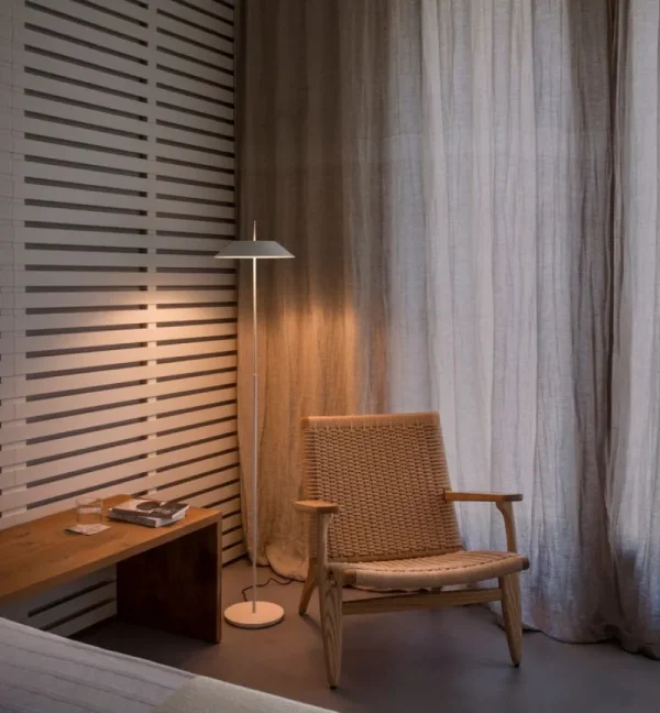 Vibia Stehleuchten-Mayfair 5515 Stehleuchte, Weiß