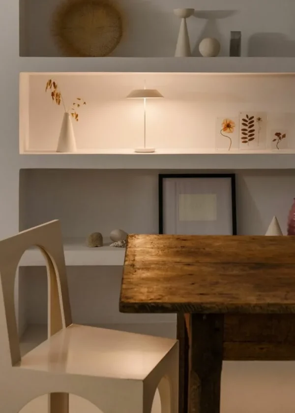Vibia Tischlampen | Tragbare Lampen-Mayfair Mini 5495 tragbare Tischleuchte, Warmweiß