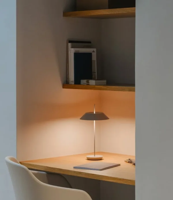 Vibia Tischlampen | Tragbare Lampen-Mayfair Mini 5495 tragbare Tischleuchte, Beige