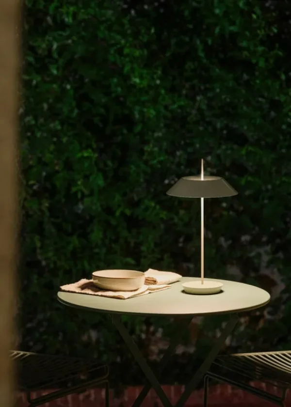 Georg Jensen Tischlampen | Tragbare Lampen-Vibia Mayfair Mini 5495 tragbare Tischleuchte, Grün