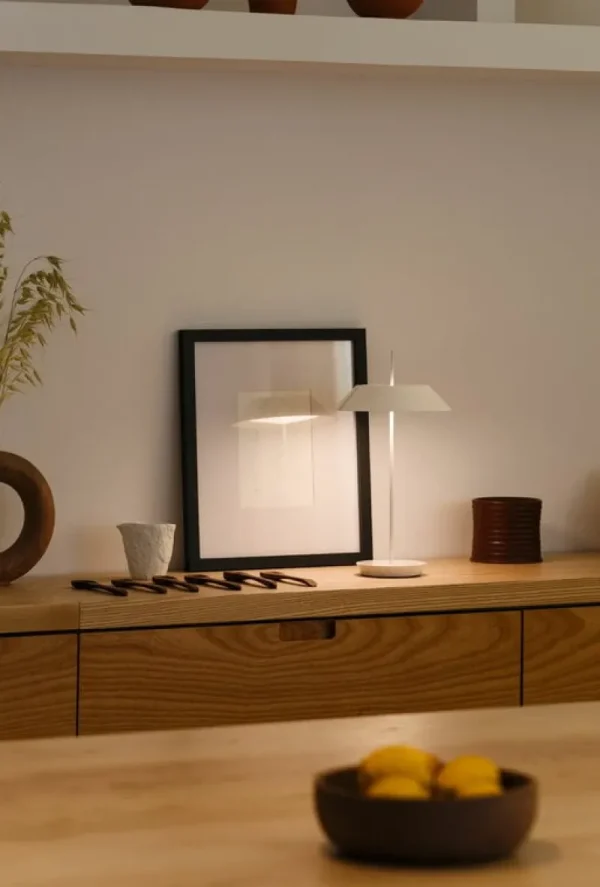 Vibia Tischlampen | Tragbare Lampen-Mayfair Mini 5495 tragbare Tischleuchte, Warmweiß