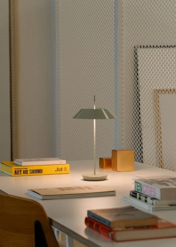 Georg Jensen Tischlampen | Tragbare Lampen-Vibia Mayfair Mini 5495 tragbare Tischleuchte, Grün