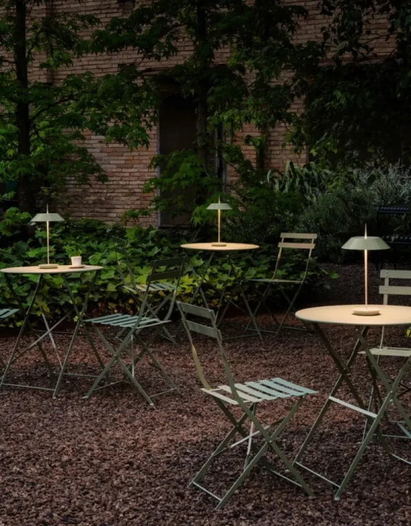 Georg Jensen Tischlampen | Tragbare Lampen-Vibia Mayfair Mini 5495 tragbare Tischleuchte, Grün