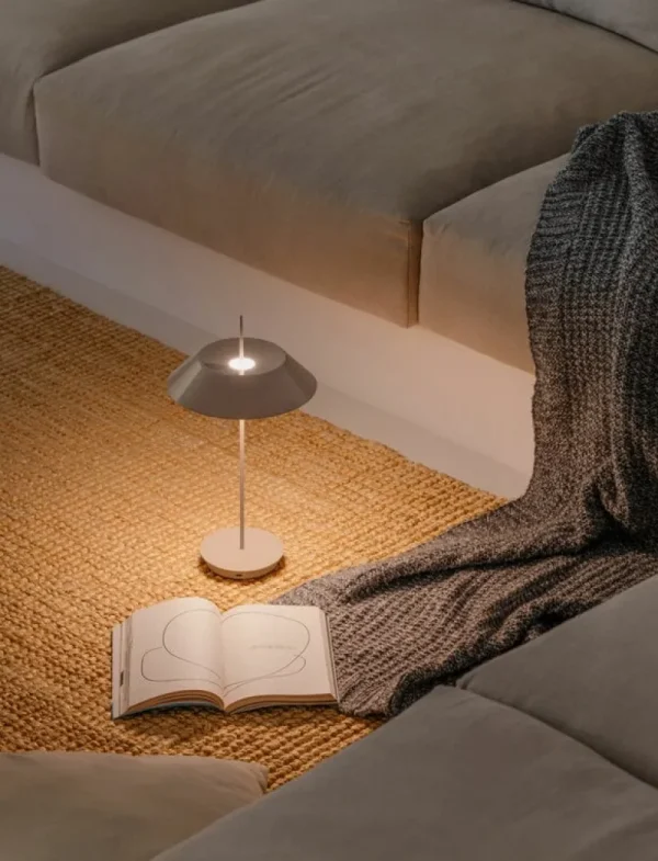 Vibia Tischlampen | Tragbare Lampen-Mayfair Mini 5495 tragbare Tischleuchte, Beige