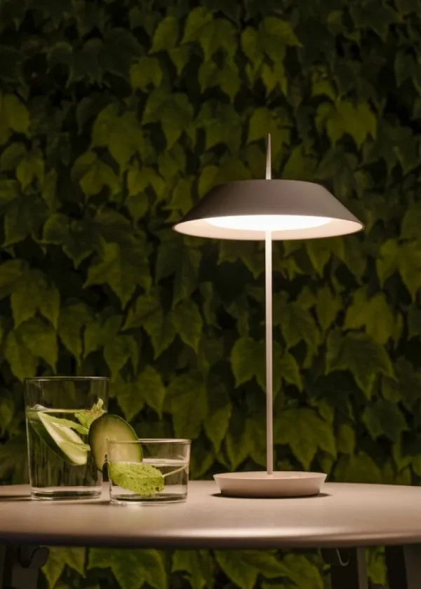 Vibia Tischlampen | Tragbare Lampen-Mayfair Mini 5495 tragbare Tischleuchte, Beige