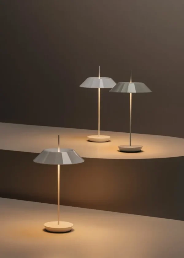 Georg Jensen Tischlampen | Tragbare Lampen-Vibia Mayfair Mini 5495 tragbare Tischleuchte, Grün
