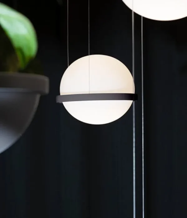 Muuto Deckenleuchten-Vibia Palma 3720 Pendelleuchte, Graphit