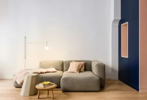 Vaarnii Wandleuchten-Vibia Tempo 5758 Wandleuchte, Cremeweiß