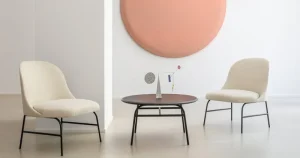 Warm Nordic Sitzgelegenheiten-Viccarbe Aleta Loungesessel, Schwarz - Gaudi 05