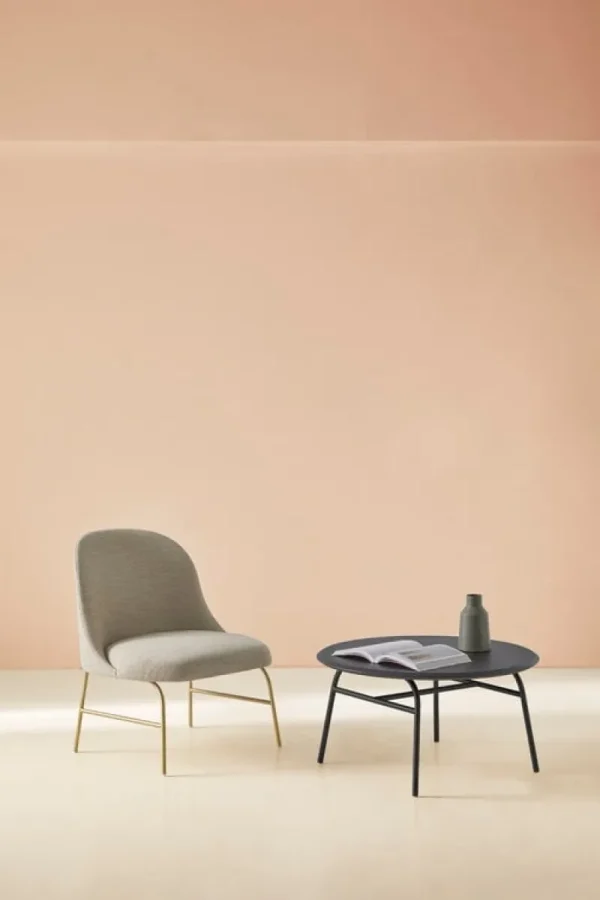 Normann Copenhagen Tische-Viccarbe Aleta Tisch, niedrig, 80 cm, Schwarz