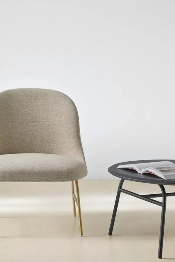 Normann Copenhagen Tische-Viccarbe Aleta Tisch, niedrig, 80 cm, Schwarz