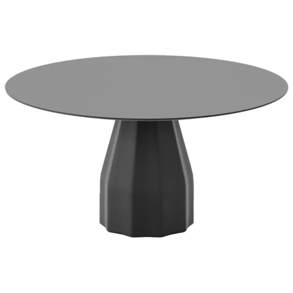 HAY Tische-Viccarbe Burin Tisch, 150 cm, Schwarz - Schwarz lackiert