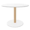 Viccarbe Tische-Common Tisch (niedrig), 60 cm, Buche matt – Weiß