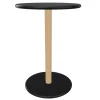 HAY Tische-Viccarbe Common Tisch (niedrig), 45 cm, Buche matt – Schwarz